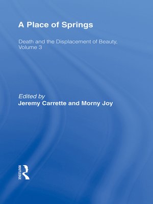 cover image of A Place of Springs